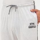 Men's Light Ash Grey Regular Fit Side-Striped Track Pants, हल्का ग्रे, small image number null
