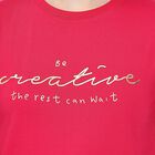 Ladies' Round Neck T-Shirt , Fuchsia, small image number null