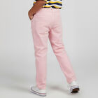 Girls' Light Pink Slim Fit Jeans, Light Pink, small image number null