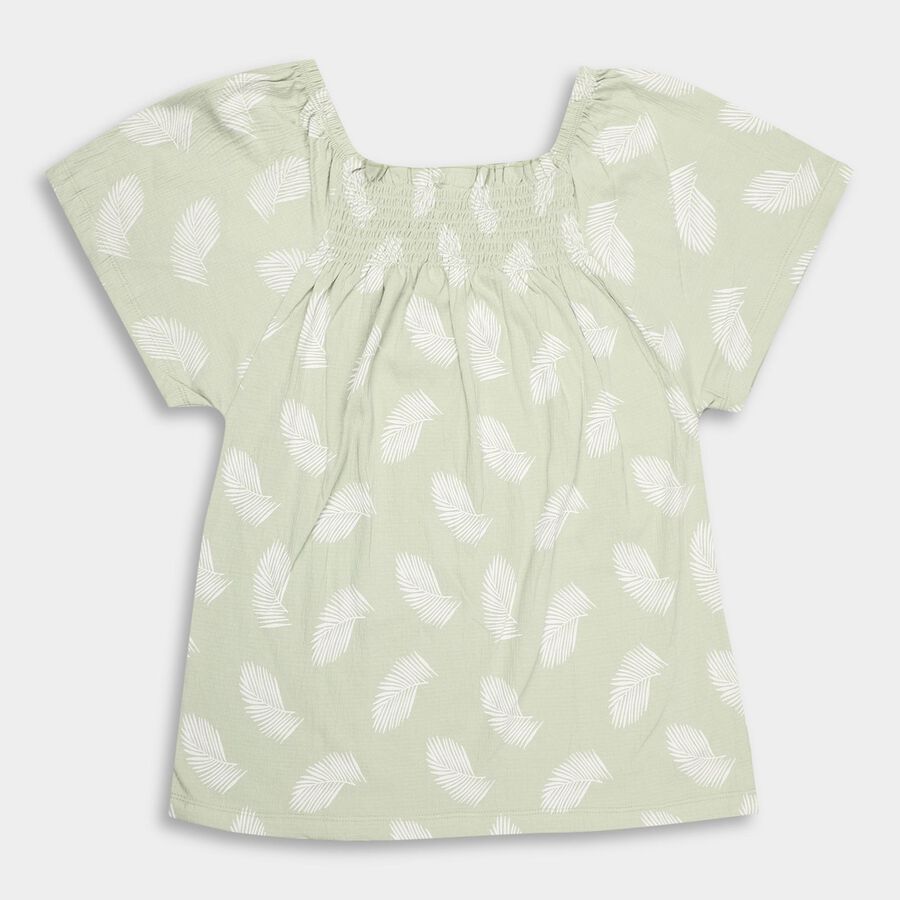 Girls' T-Shirt , हल्का हरा, large image number null