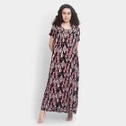 Ladies' Nighty , काला, small image number null