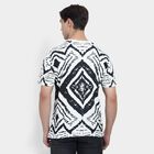 Men's 100% Cotton Round Neck Half Sleeves T-Shirt , White, small image number null