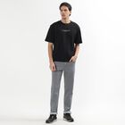 Men's Straight Fit Classic Jeans, हल्का ग्रे, small