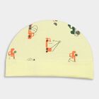 Infants' 100% Cotton Gift Set (Cap, Mittens, Booties), Yellow, small