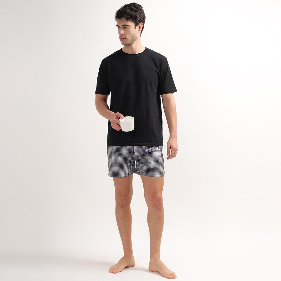 Men's Boxers, Navy Blue, large image number null
