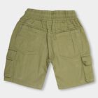 Boys' 100% Cotton Cargo Bermuda, Olive, small image number null
