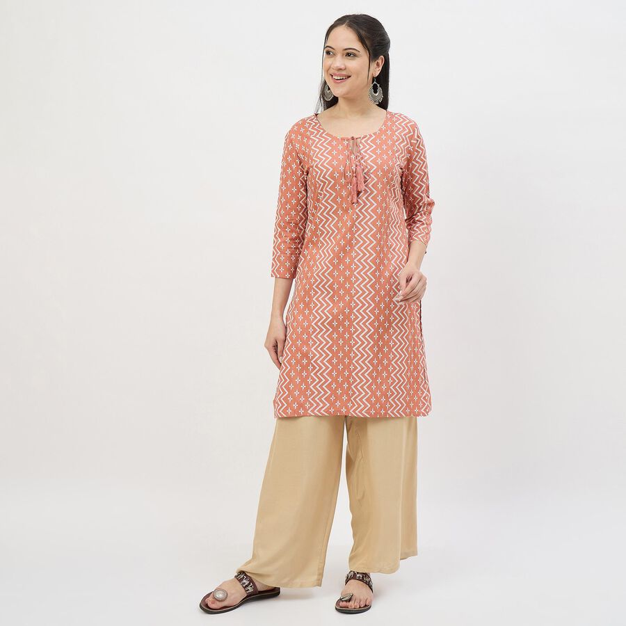 Women's Solid Regular Fit Minimalist Palazzos, गहरा पीला, large