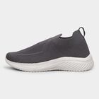 Men's Muted Charcoal Grey Slip-On Sports Shoes, Grey, small