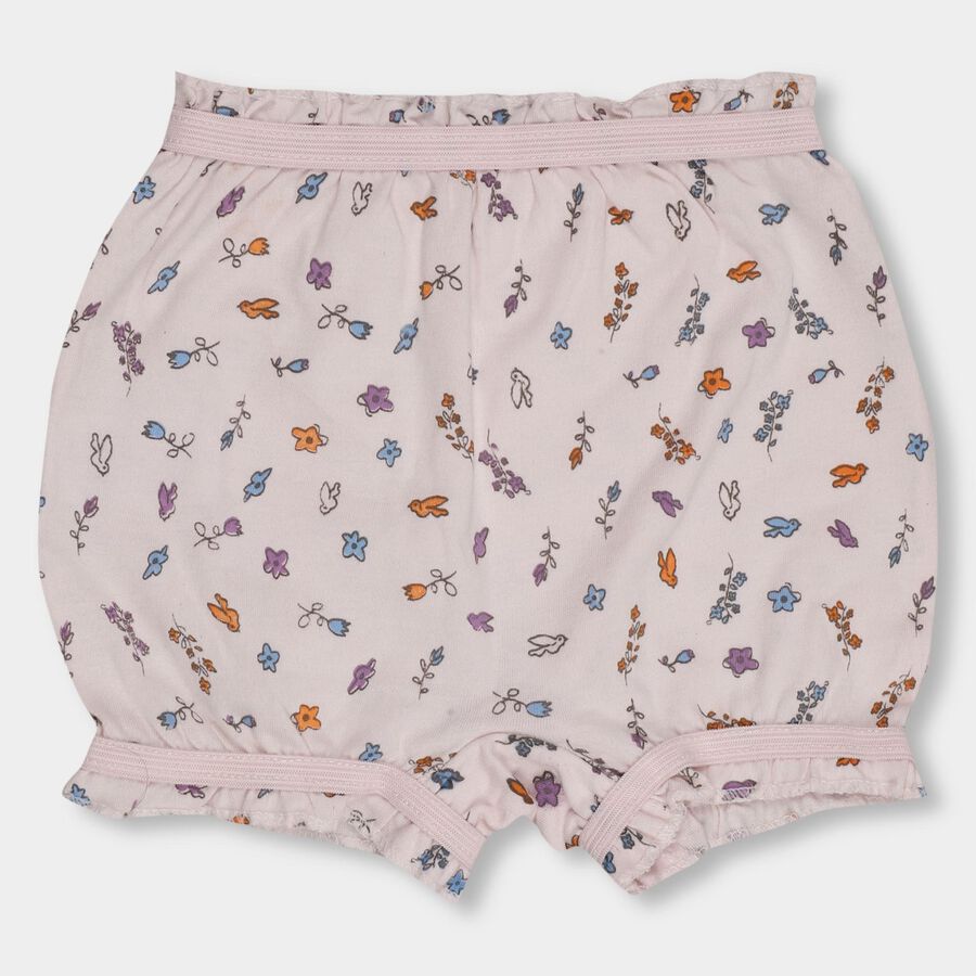 Girls' 100% Cotton Basic Bloomer, Light Pink, large image number null