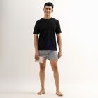 Men's Inner Elastic Boxers , Black, small image number null