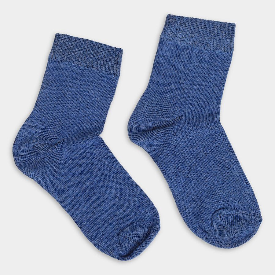 Boys' Socks , Melange Blue, large image number null