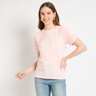 Ladies' 100% Cotton Round Neck T-Shirt , Light Pink, small