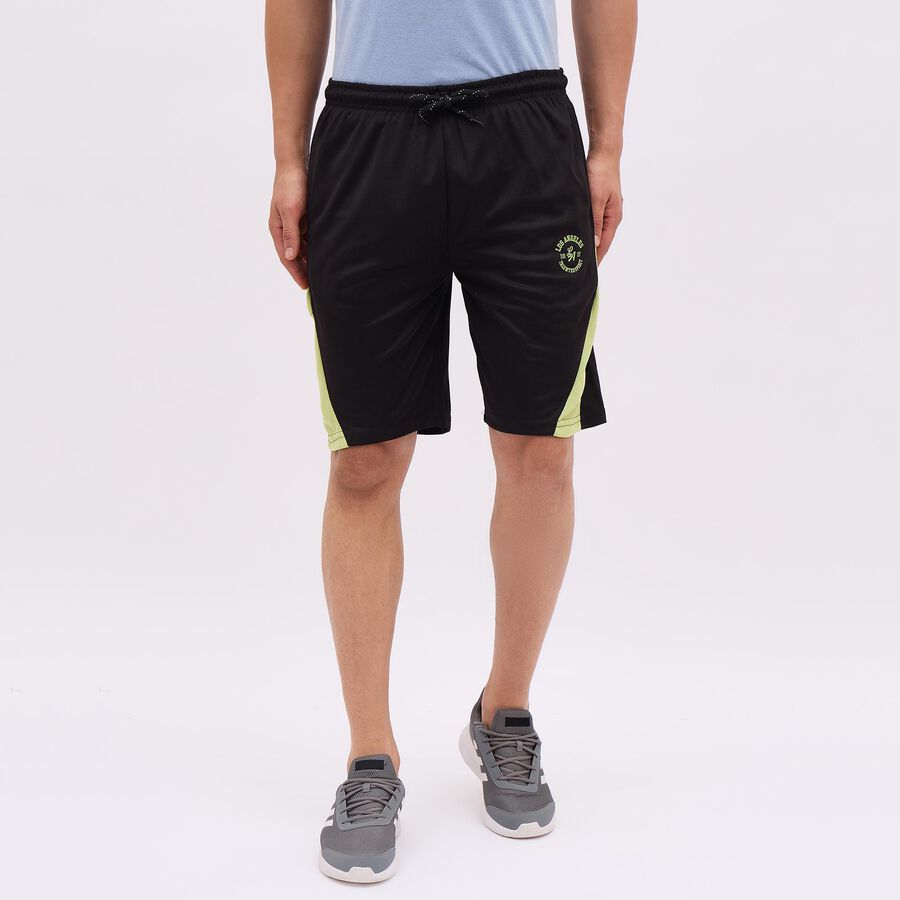 Men's Bermuda, काला, large image number null