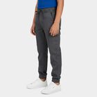 Boys' Trouser, गहरा ग्रे, small