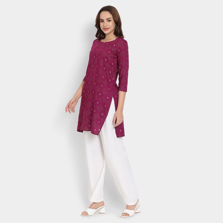 Ladies' Kurta, वाइन, large image number null