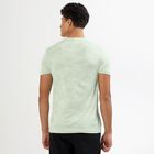 Men's Light Sage Green Crew Neck Athleisure T-Shirt, Light Green, small image number null