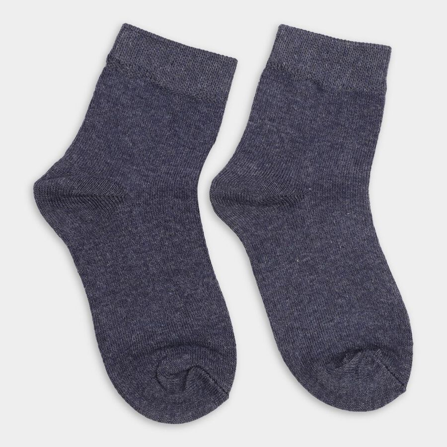 Boy's Socks, Mid Blue, large image number null