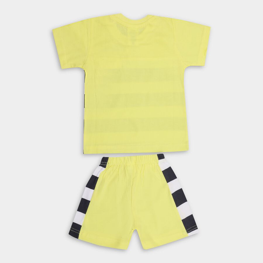 Infant Boys' 100% Cotton Baba Suit , पीला, large image number null