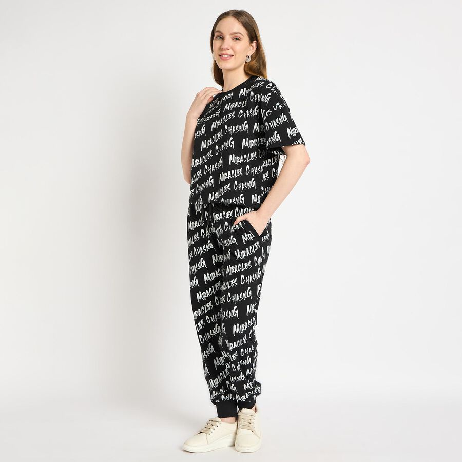Ladies' Co-ord set , Black, large image number null