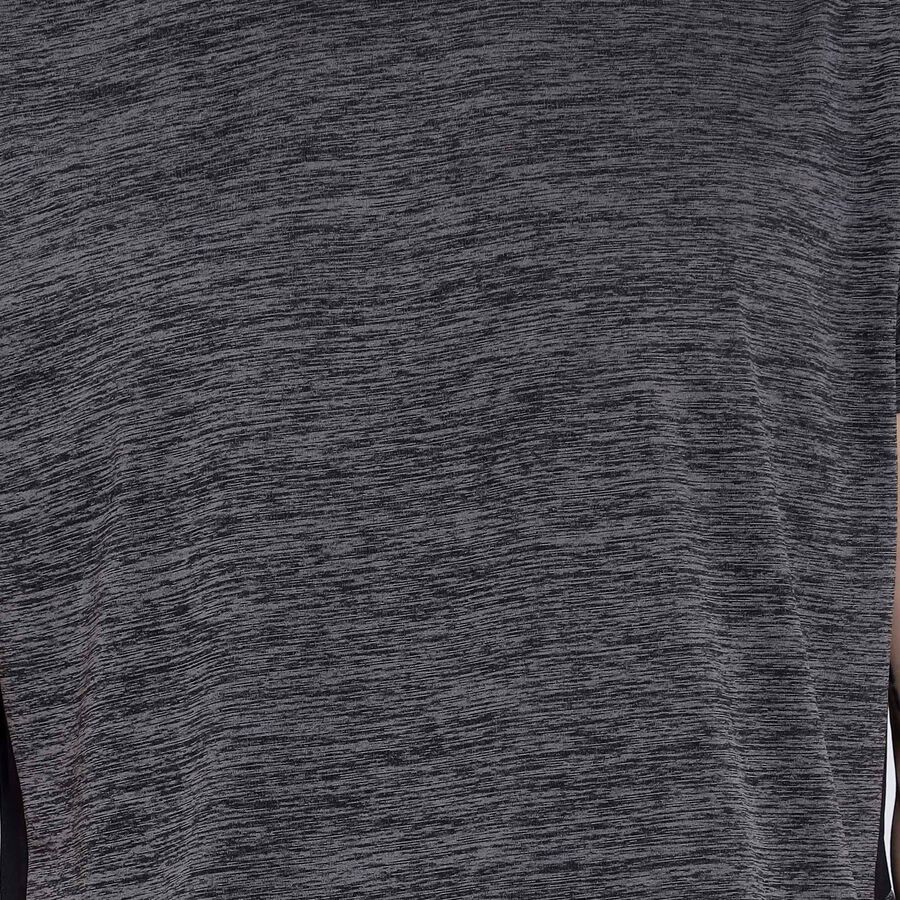 Solid Round Neck T-Shirt, Black, large image number null