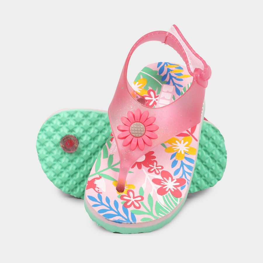 Girls' Slipper, Pink, large image number null