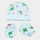 Infants Cotton Printed Baby Gift Set, Aqua, small image number null