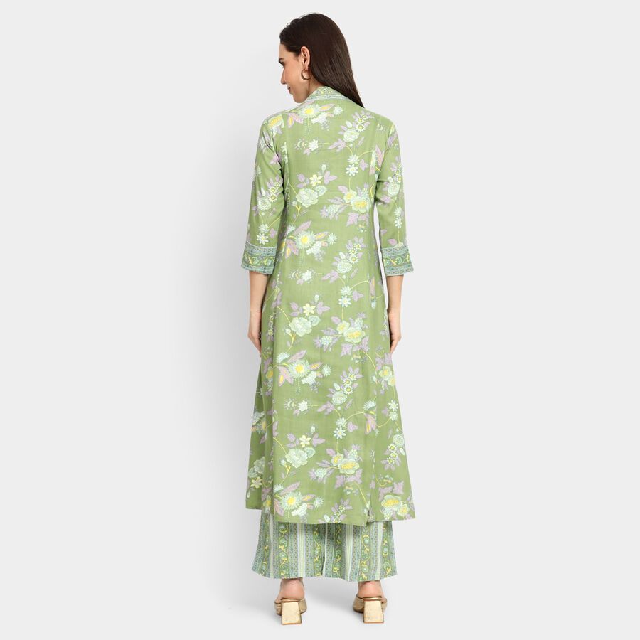 Ladies' Kurta Pyjama Set, हल्का हरा, large image number null