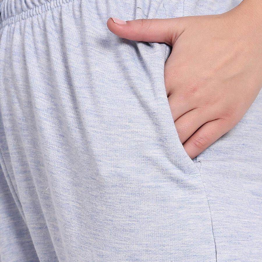 Ladies' Track Pants, Melange Blue, large image number null