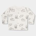 Infants' 100% Cotton T-Shirt , ऑफ व्हाइट, small image number null