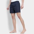 Men's 100% Cotton Boxers, Navy Blue, small image number null