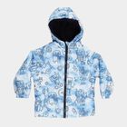 Boys' Light Blue Hooded Casual Jacket, Light Blue, small image number null