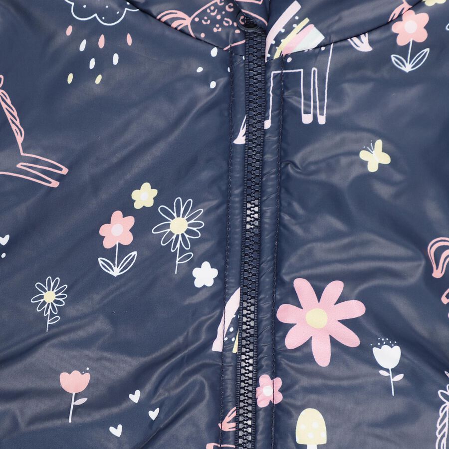 Girls' Jacket, नेवी ब्लू, large image number null