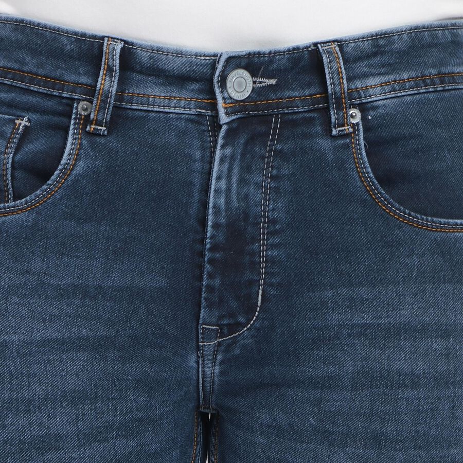 Men's Skinny Jeans , Dark Blue, large image number null