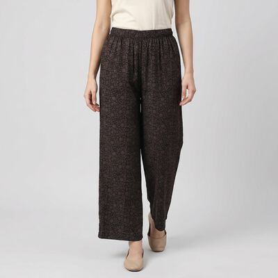Women's Charcoal Palazzos