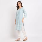 Ladies' Kurta, हल्का ग्रे, small image number null