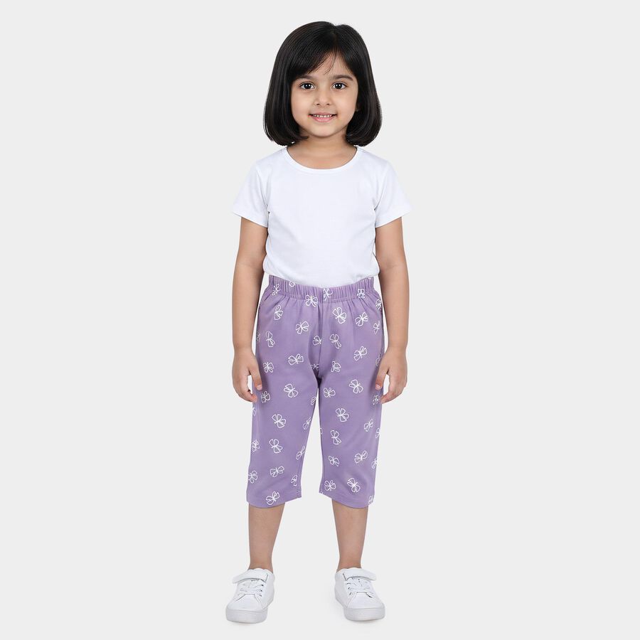 Girls' Capri, Lilac, large
