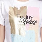 Ladies' 100% Cotton Crop  Top, White, small image number null