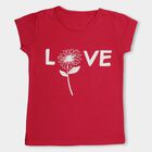 Girls' T-Shirt , रानी (फ्यूशिया), small image number null