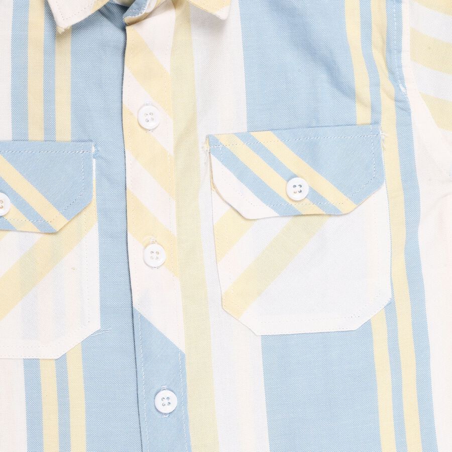 Boy's Cotton Casual Shirt, Light Blue, large image number null