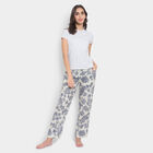 Printed Pyjama, Off White, small image number null