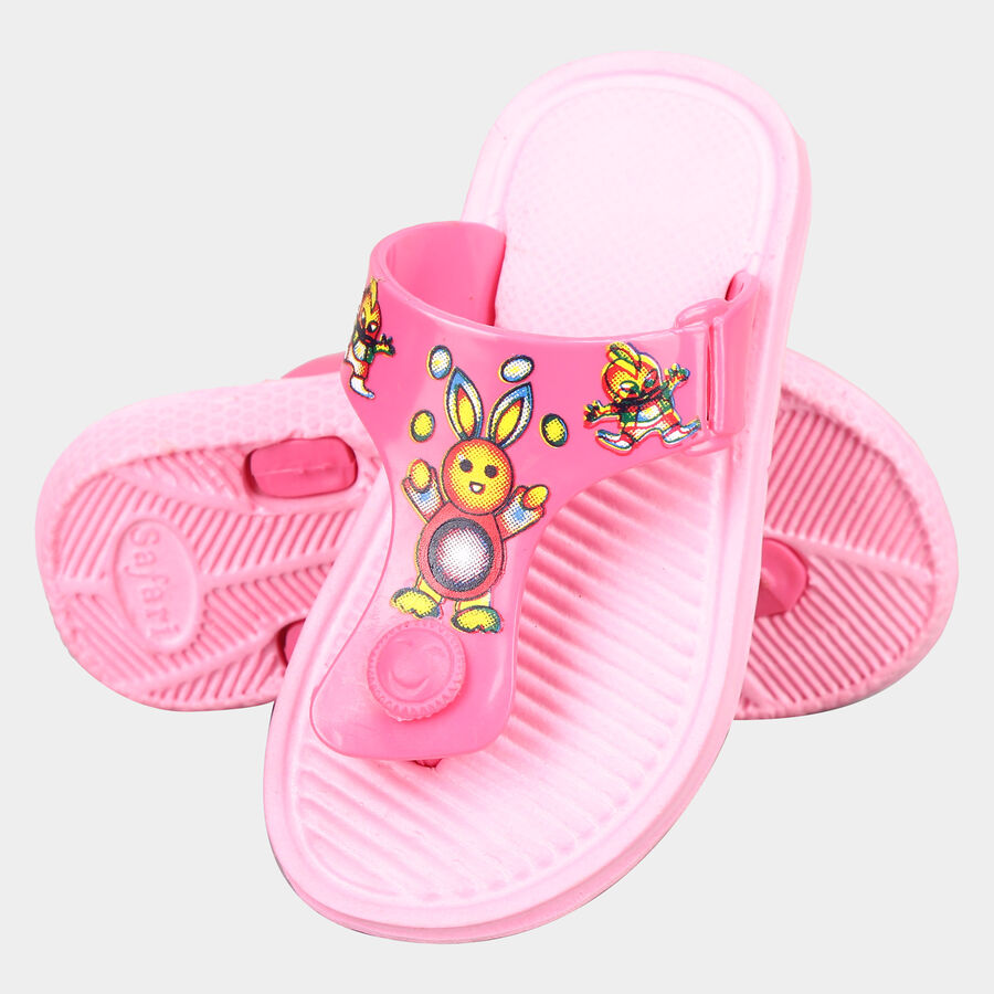 Girls Moulded Slipper, Pink, large image number null