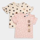 Infants' 100% Cotton T-Shirt , Off White, small image number null
