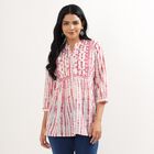 Ladies' 100% Cotton Kurti, Fuchsia, small image number null