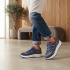 Boys' Blue Velcro Strap Sneakers, नीला, small