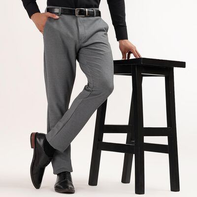 Men's Slim Fit Casual Trousers 
