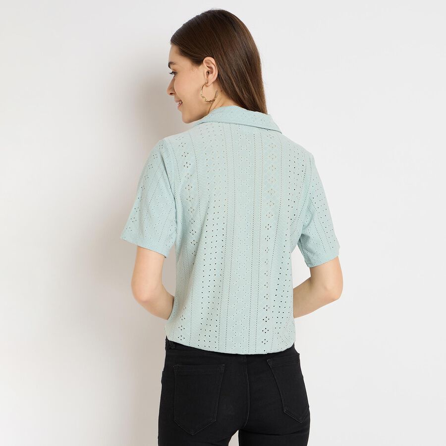 Ladies' Shirt, हल्का हरा, large image number null