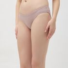 Women's Soft Mauve Regular Fit Panty, Brown, small