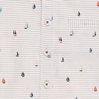 Infants Rich Eggshell White Cotton Half Sleeve Classic Casual Shirt, White, small image number null