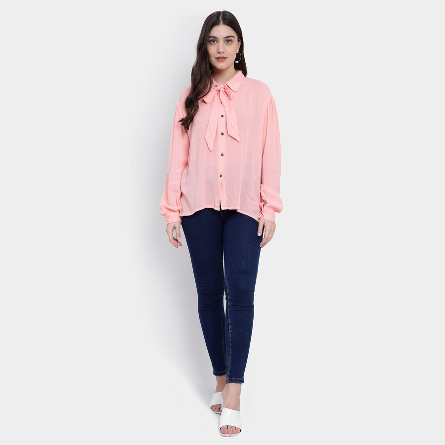 Solid Shirt, Peach, large image number null