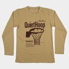 Boys Beige Round Neck Regular T-Shirt, Khaki, small